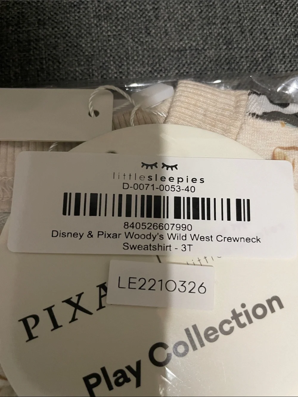 Little Sleepies Toy Story Sweatshirt